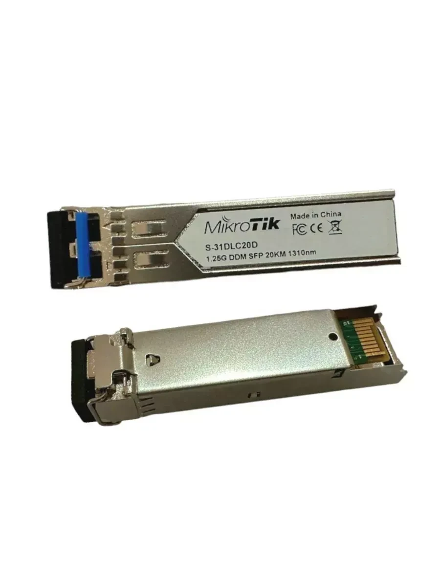 SFP-модуль Transiver MikroTik S-31DLC20D, SFP single-mode