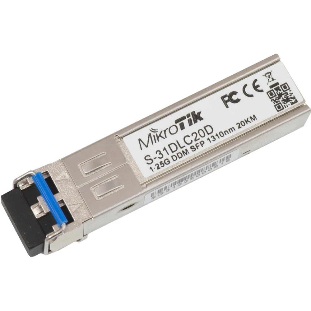 SFP-модуль Transiver MikroTik S-31DLC20D, SFP single-mode — 5