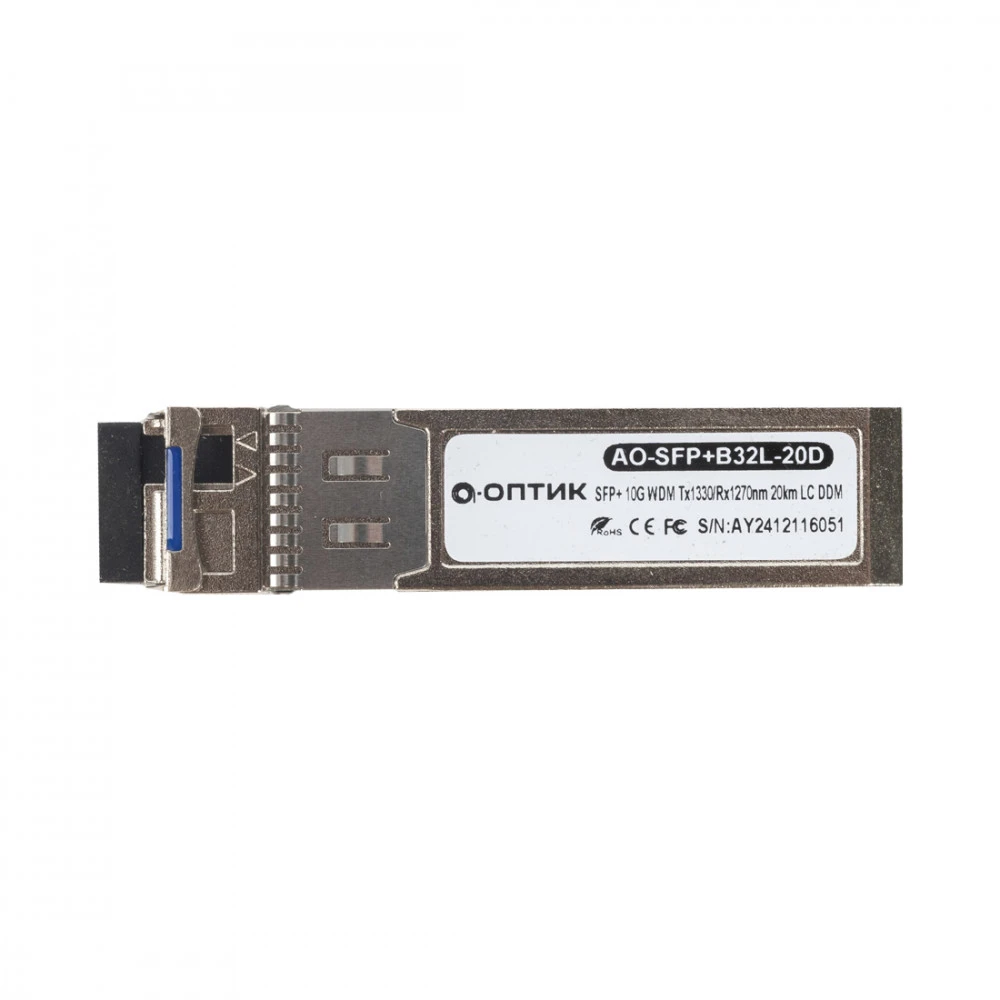 Transiver А-Оптик AO-SFP+B32L-3D, single-mode — 2