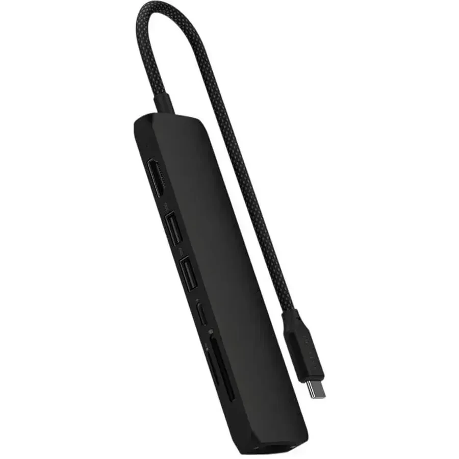 USB-адаптер SATECHI USB-C Slim с Ethernet, чёрный — 5