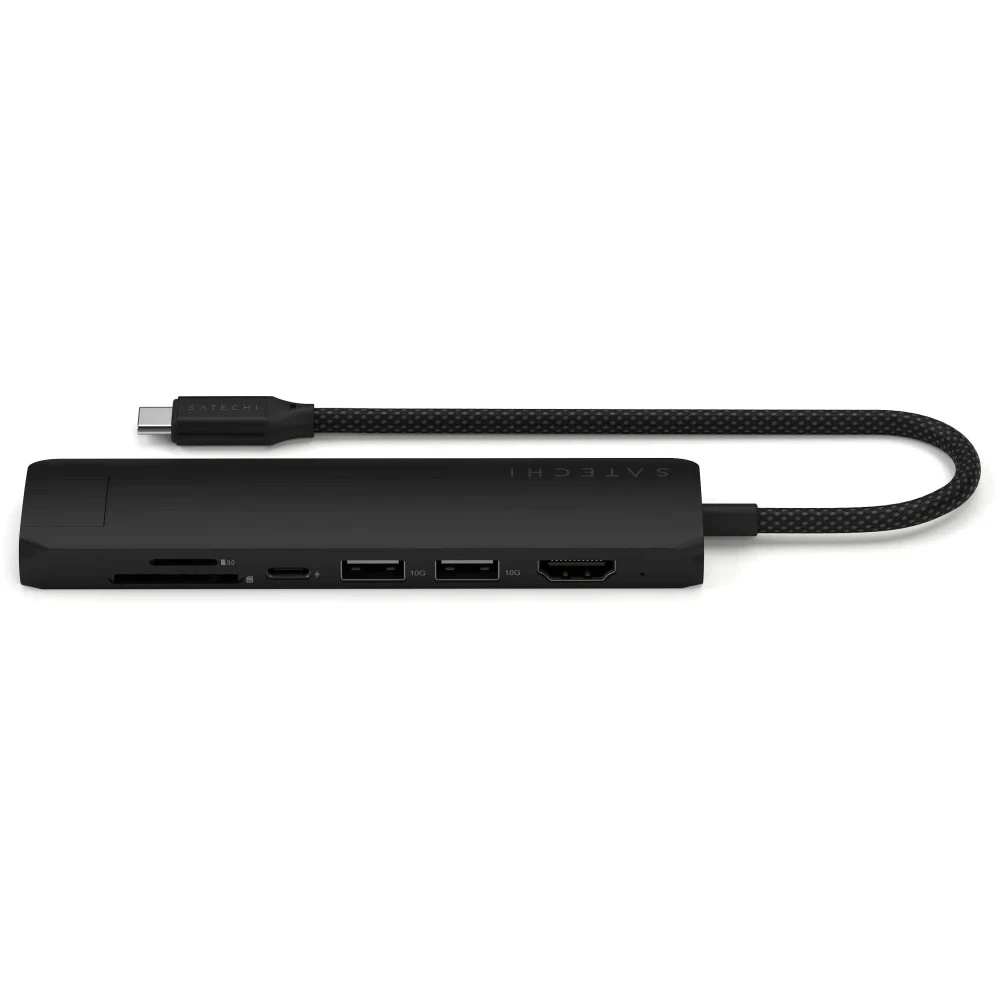 USB-адаптер SATECHI 7-in-1 USB-C с Ethernet, чёрный — 4