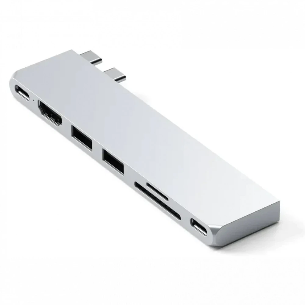 SATECHI Pro Hub Slim, серебристый — 3