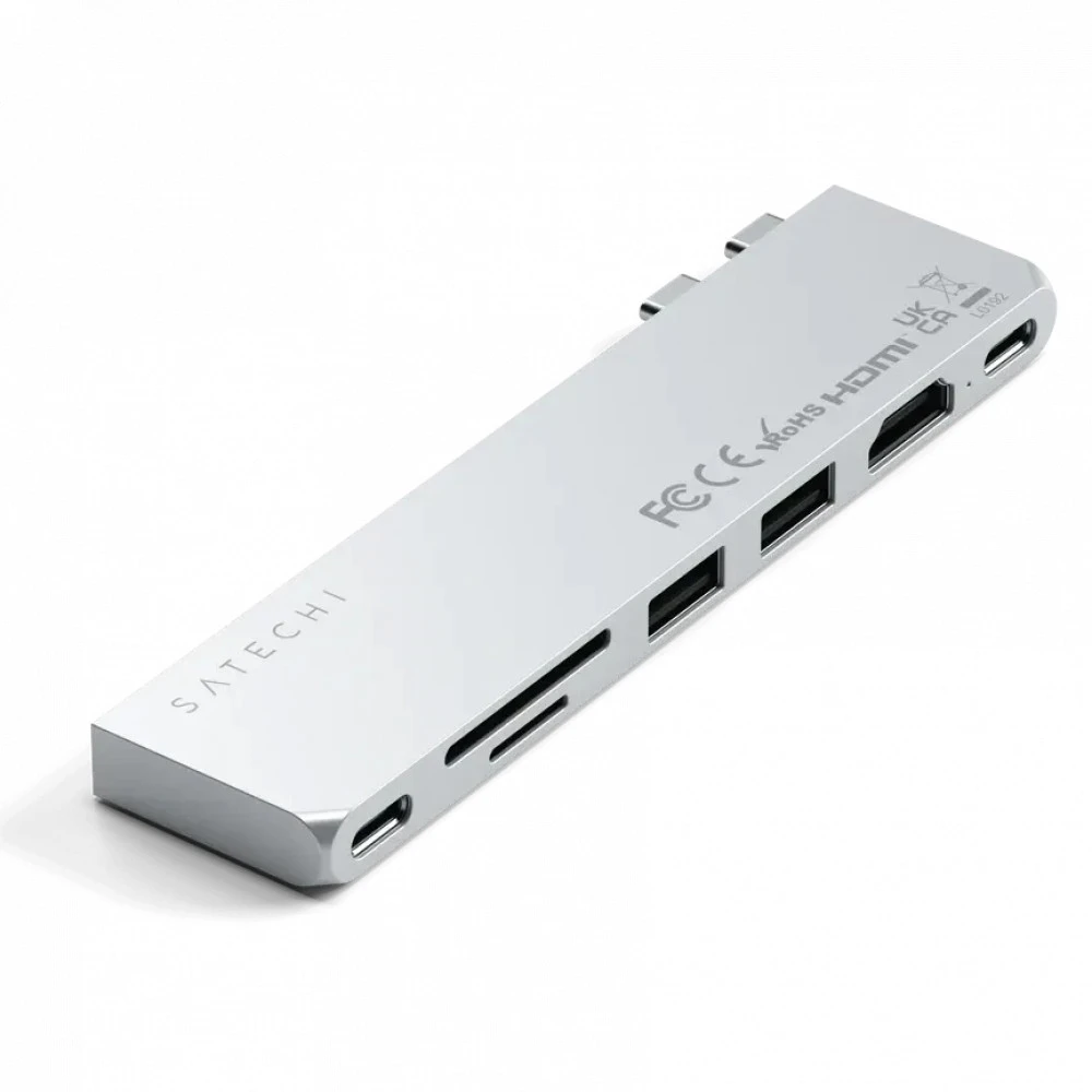 SATECHI Pro Hub Slim, серебристый — 5