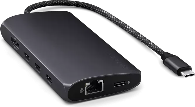 SATECHI USB-C Adapter 8K Ethernet, чёрный — 2
