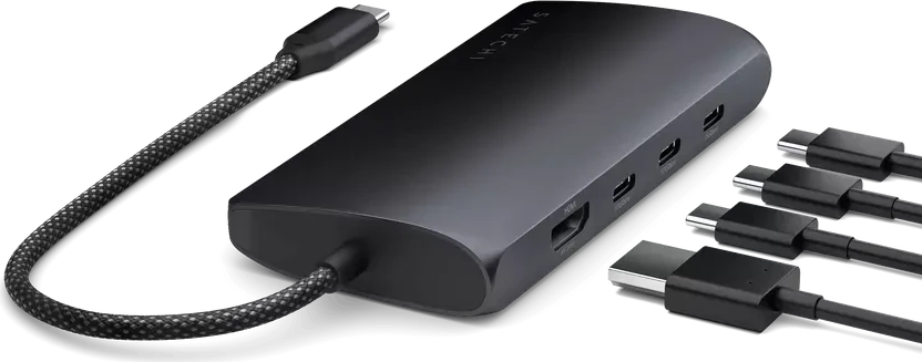 SATECHI USB-C Adapter 8K Ethernet, чёрный — 5