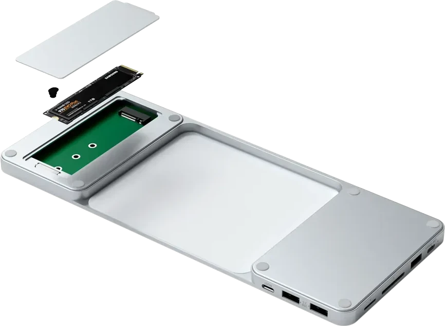 SATECHI Slim Dock iMac, серебристый — 3