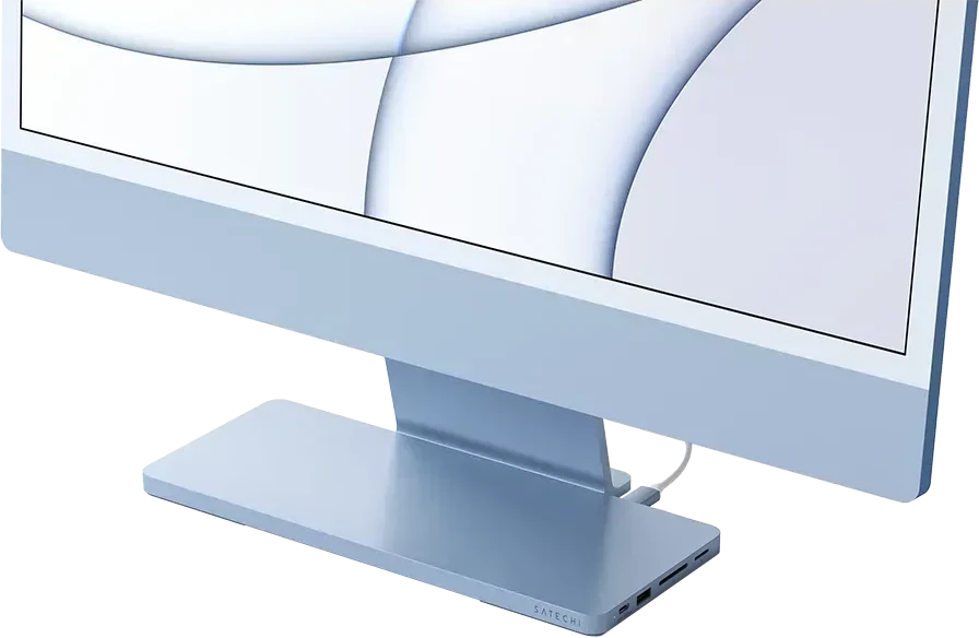 SATECHI Slim Dock iMac, синий — 3