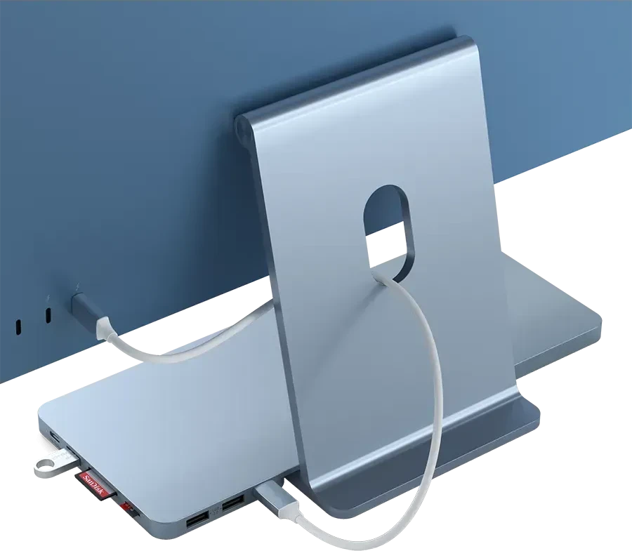 SATECHI Slim Dock iMac, синий — 5