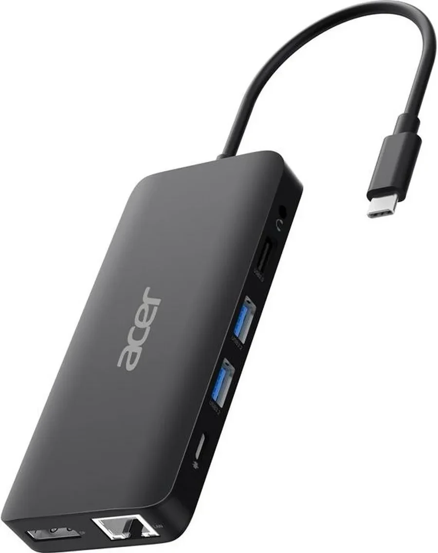 Dok-станция Acer 12in1 Type-C, чёрный — 2