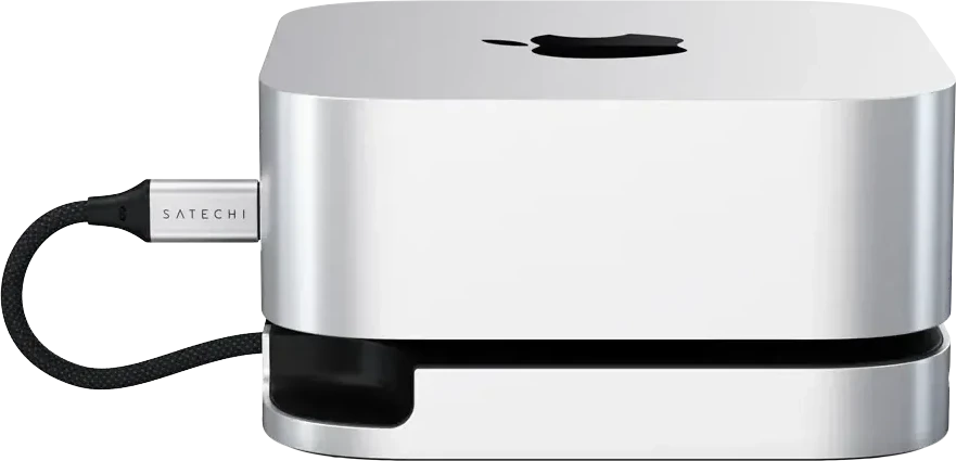 Док-станция SATECHI Mac Mini M4 Stand & Hub with SSD Enclosure — 4