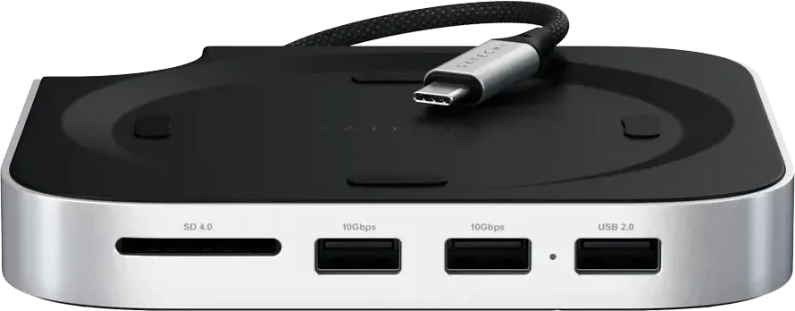 Док-станция SATECHI Mac Mini M4 Stand & Hub with SSD Enclosure — 5