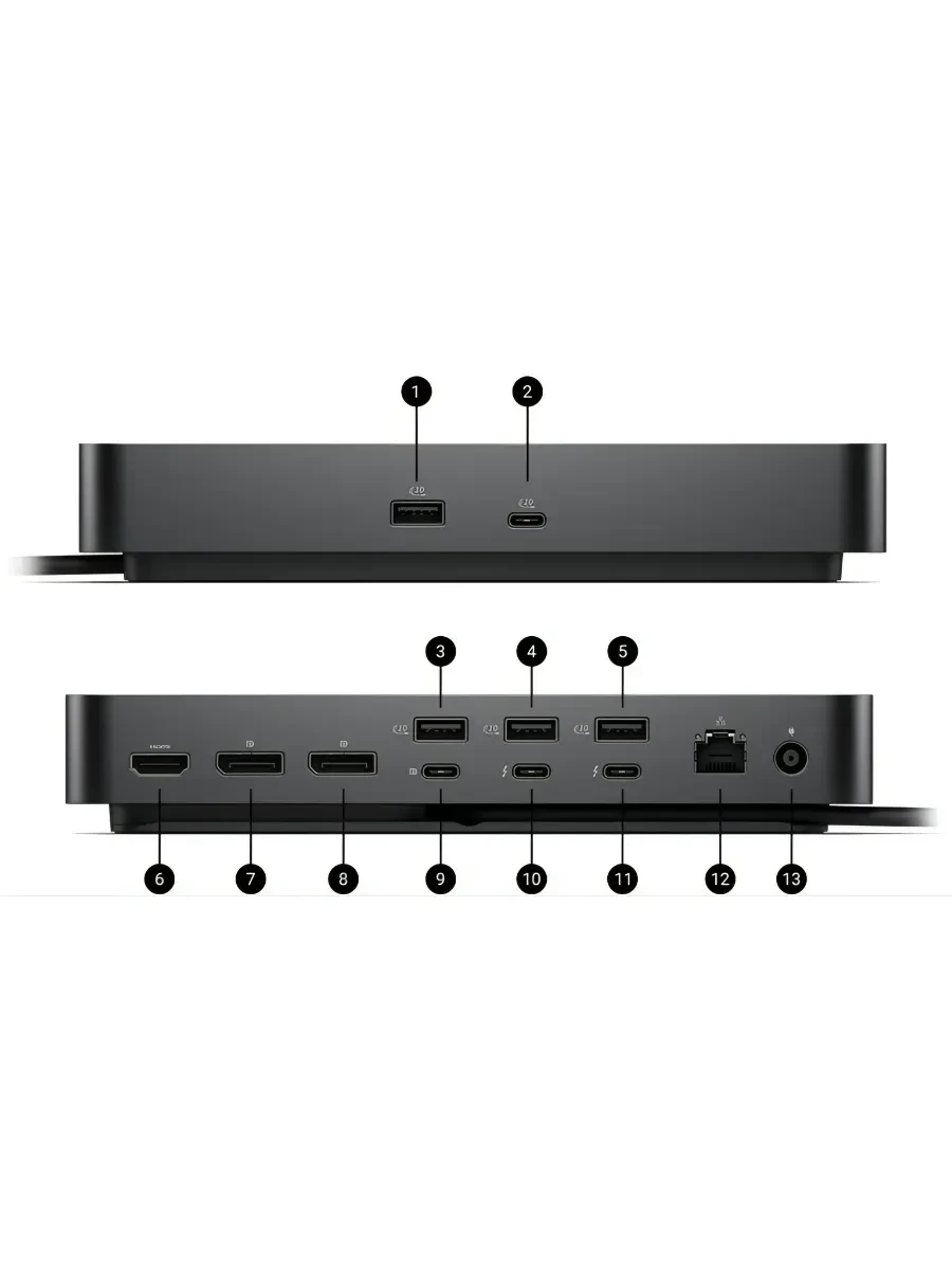 Док-станция Dell Pro Thunderbolt 4 Dock - WD25TB4 130W (210-BTHY)