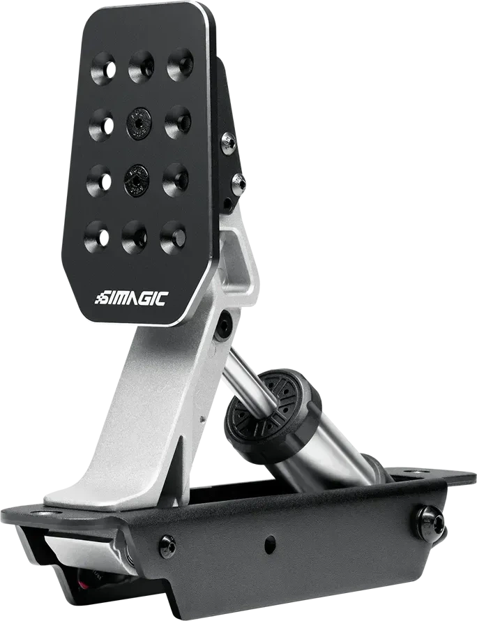 Геймпад SIMAGIC P500 Pedal Set, Entry-Level Load Cell Pedals Equipped with a 100kg loadcell and a Hall angle sensor. Product code: S301