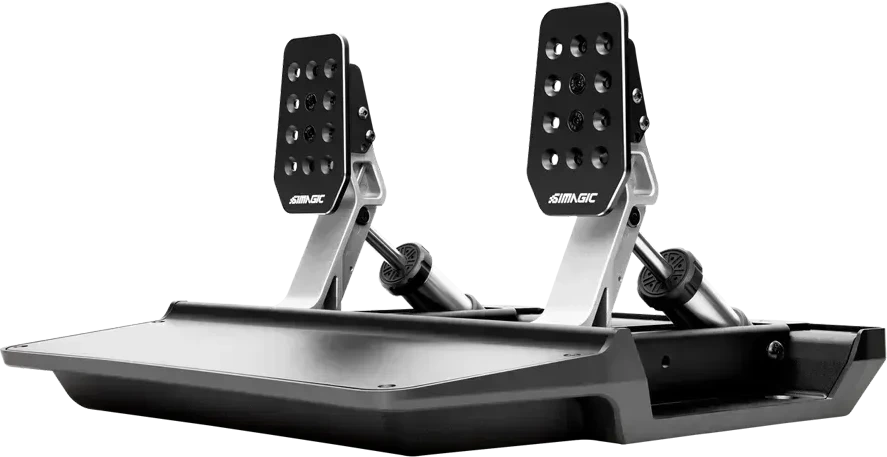 Геймпад SIMAGIC P500 Pedal Set, Entry-Level Load Cell Pedals Equipped with a 100kg loadcell and a Hall angle sensor. Product code: S301 — 4