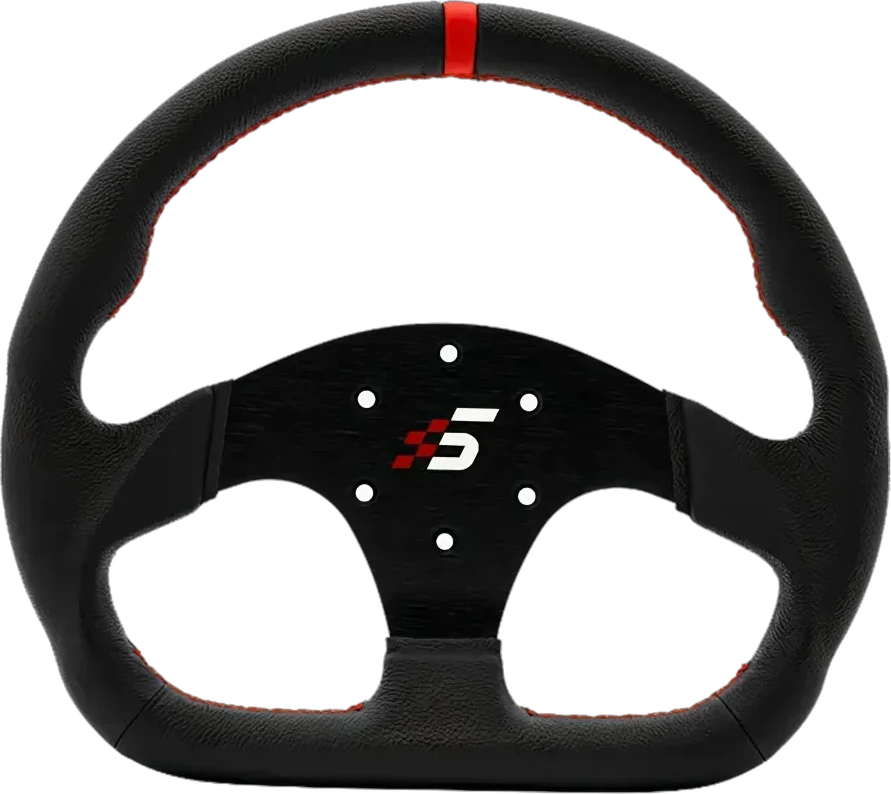 Геймпад SIMAGIC D-Shaped Steering wheel without HUB, 325mm, Leather. S403