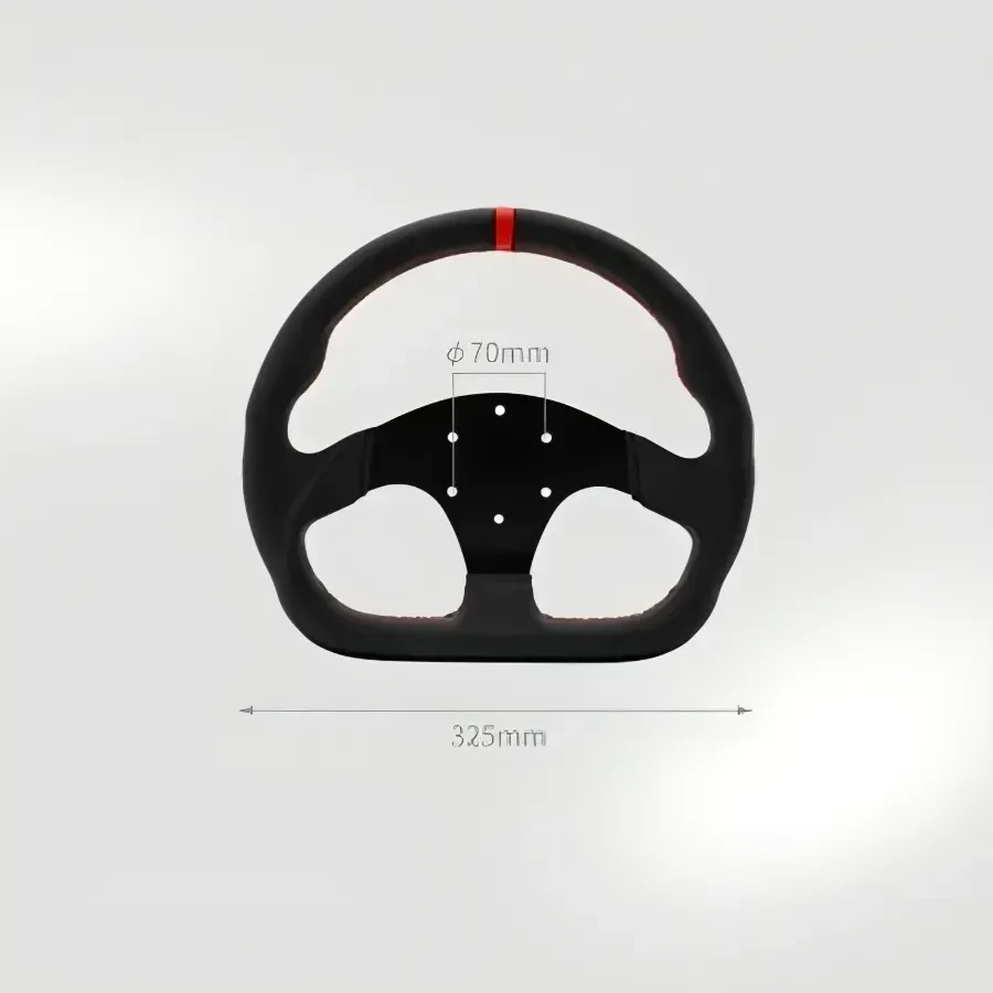 Геймпад SIMAGIC D-Shaped Steering wheel without HUB, 325mm, Leather. S403 — 2