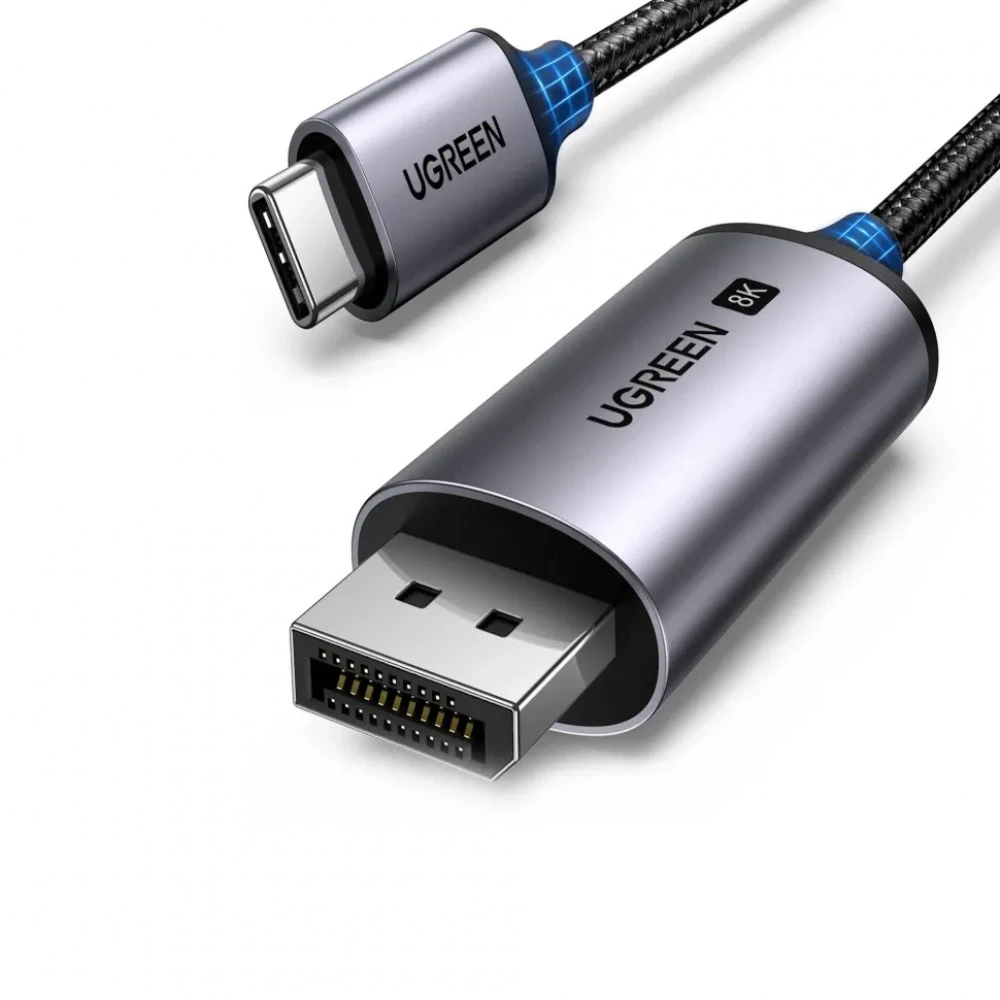 Кабель Ugreen CM556 USB-C to DisplayPort 8K, 1м — 4