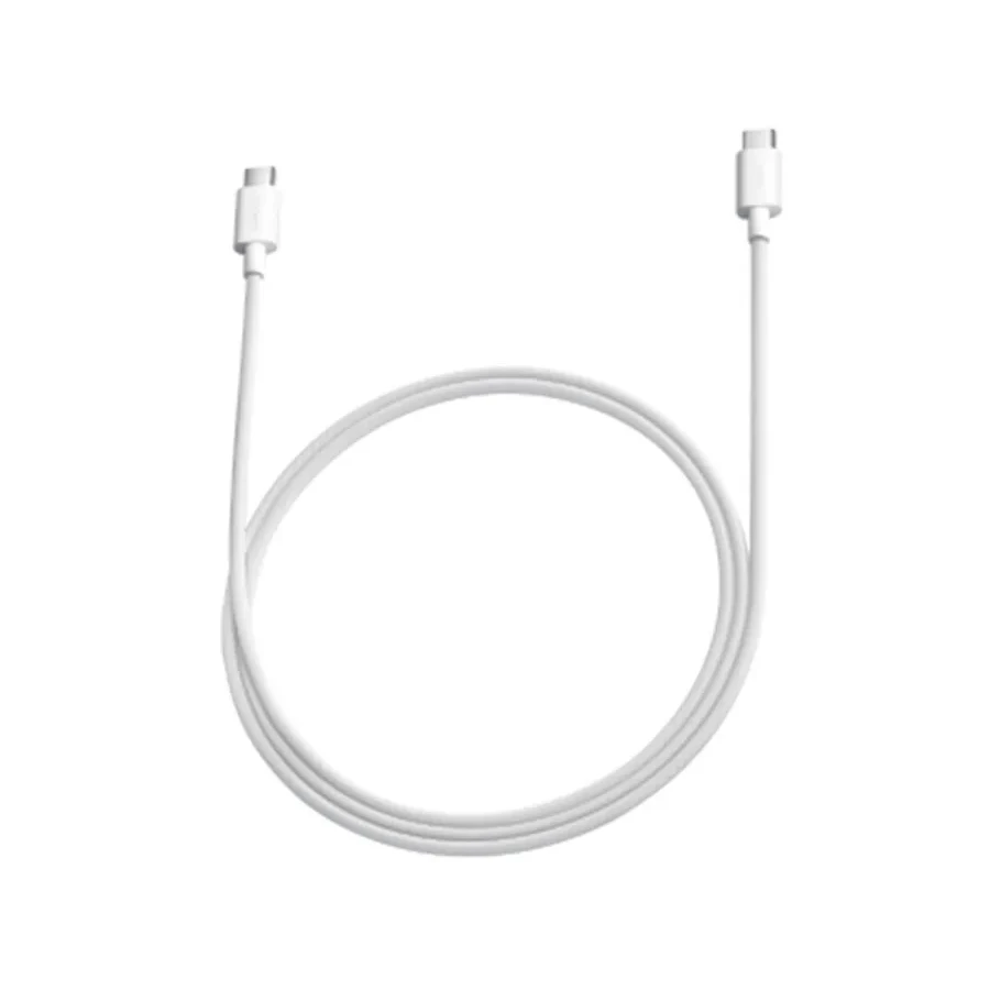 Кабель Xiaomi 3A Braided USB-C to USB-C, 1м, белый, 20W