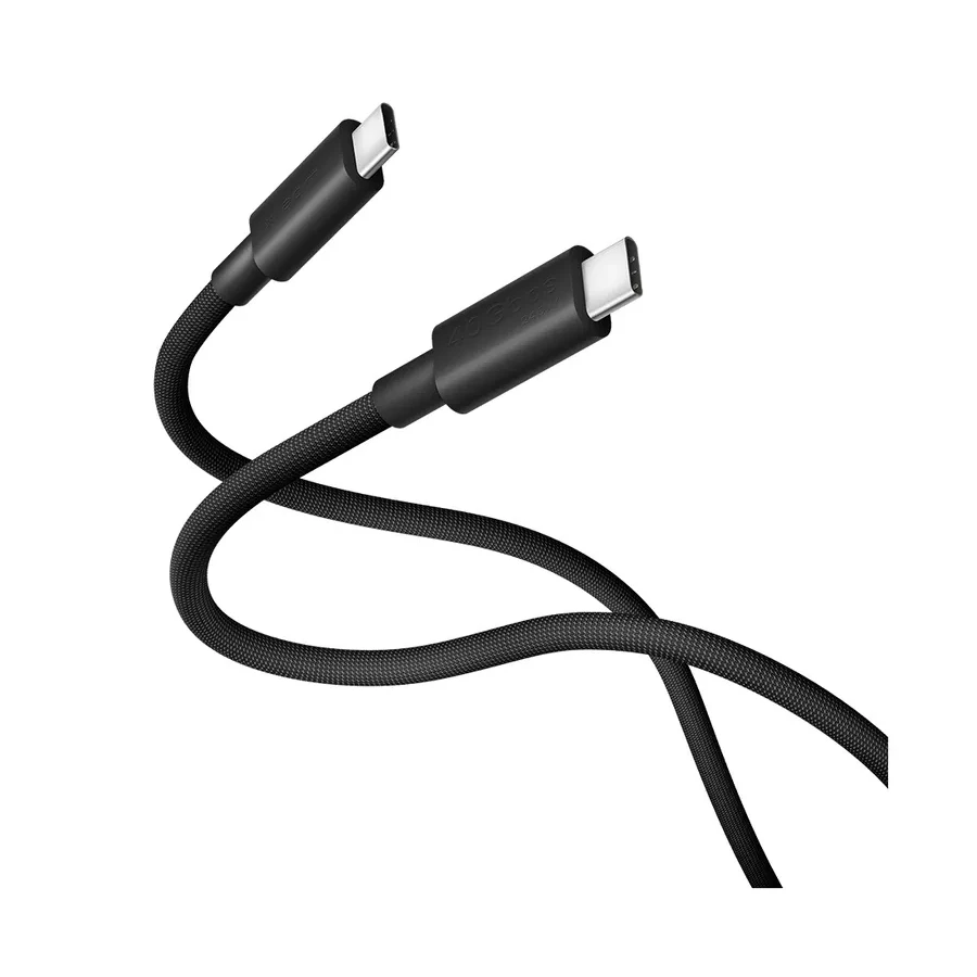 Кабель Xiaomi USB4 Braided USB-C to USB-C, 1м, черный, 40W