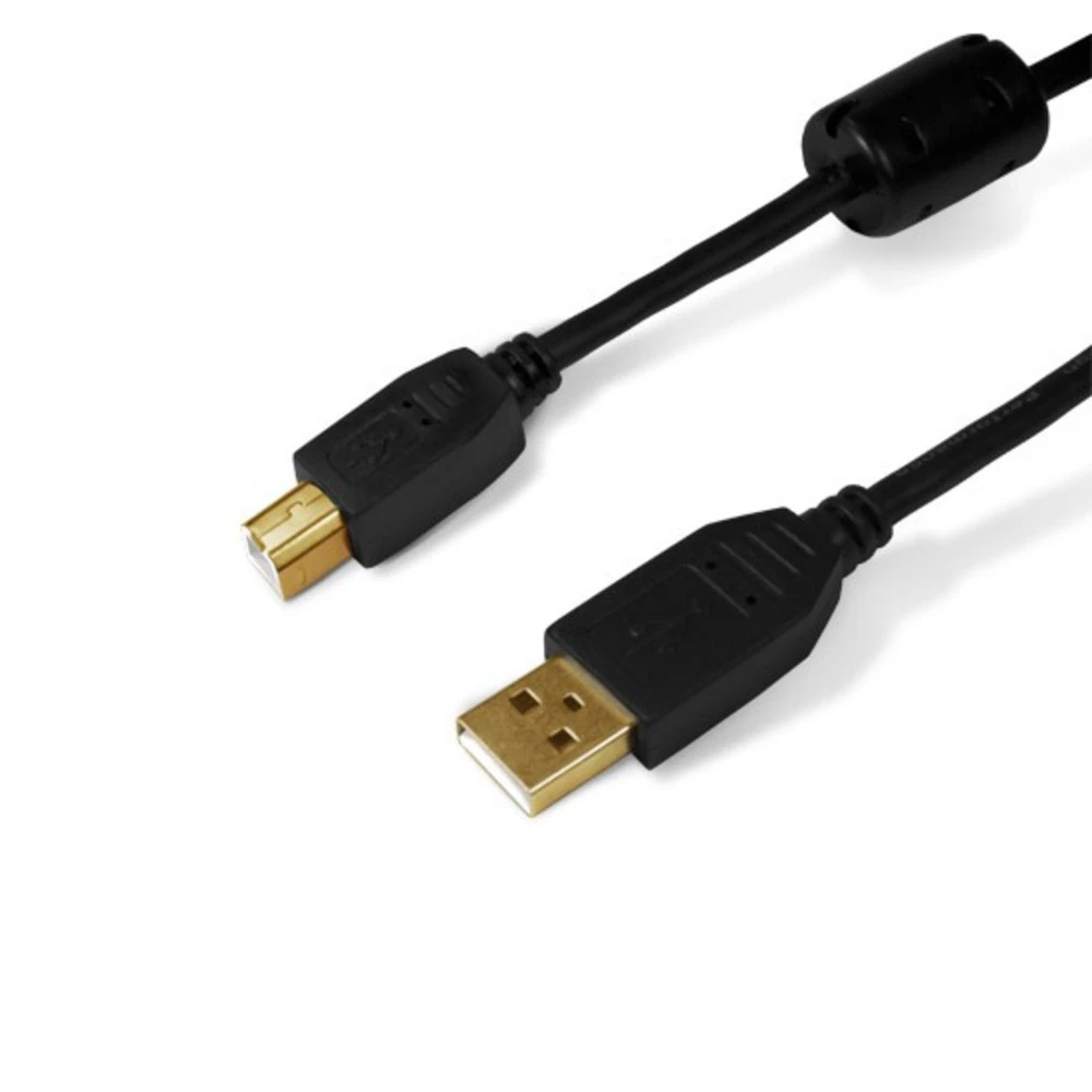 Кабель USB SHIP SH7013-1.5B, 2.0 A-B, 1.5м, чёрный — 2