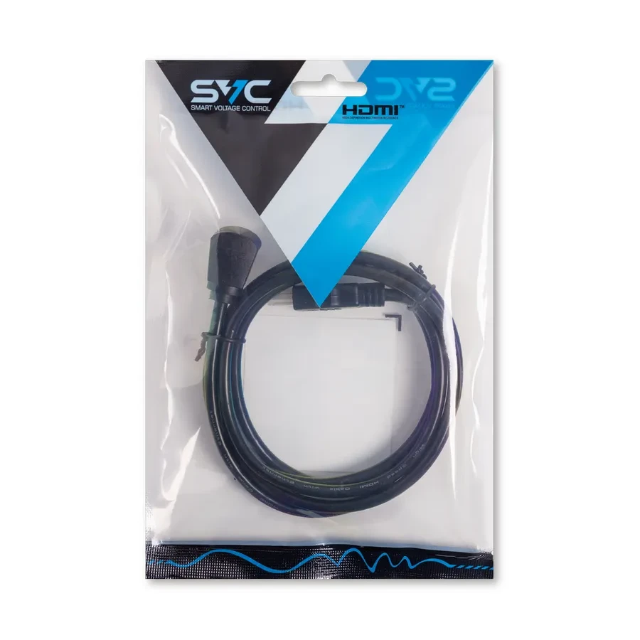 Кабель HDMI SVC HA0150-P, угловой, 1.5м, чёрный — 3