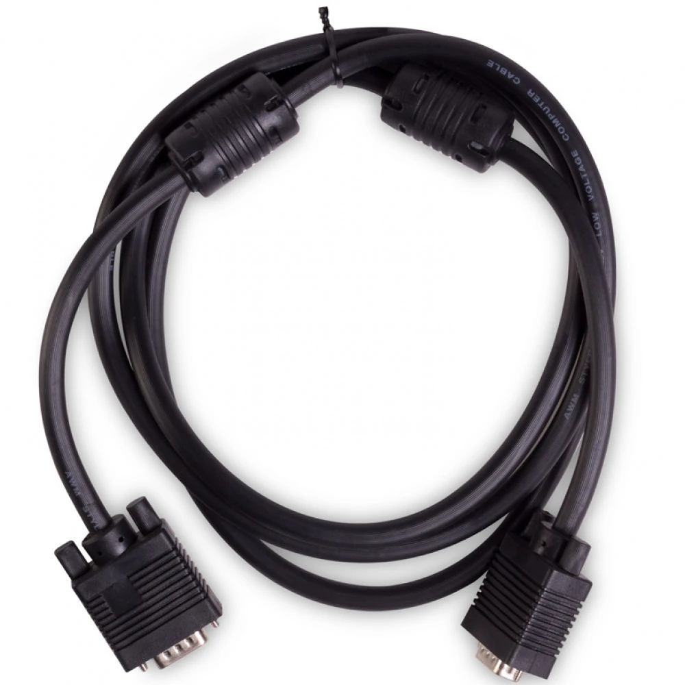 VGA кабель iPower iPiVGAMM18, 1.8м, чёрный — 2