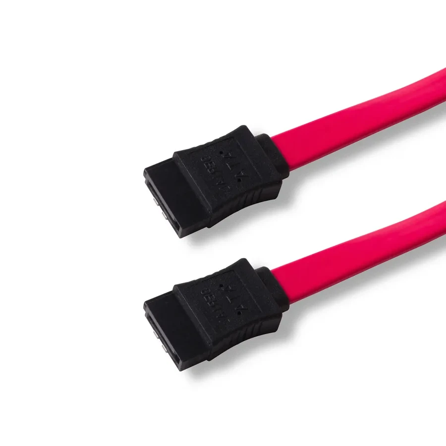 SATA кабель iPower iPiS, 0.45м, красный — 2