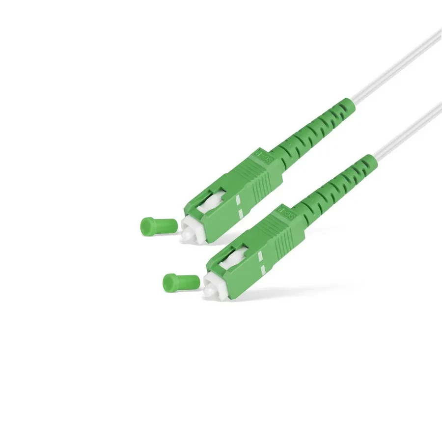 Патч-корд FTTH SC/APC-SC/APC SM, 35м, внутренний, белый