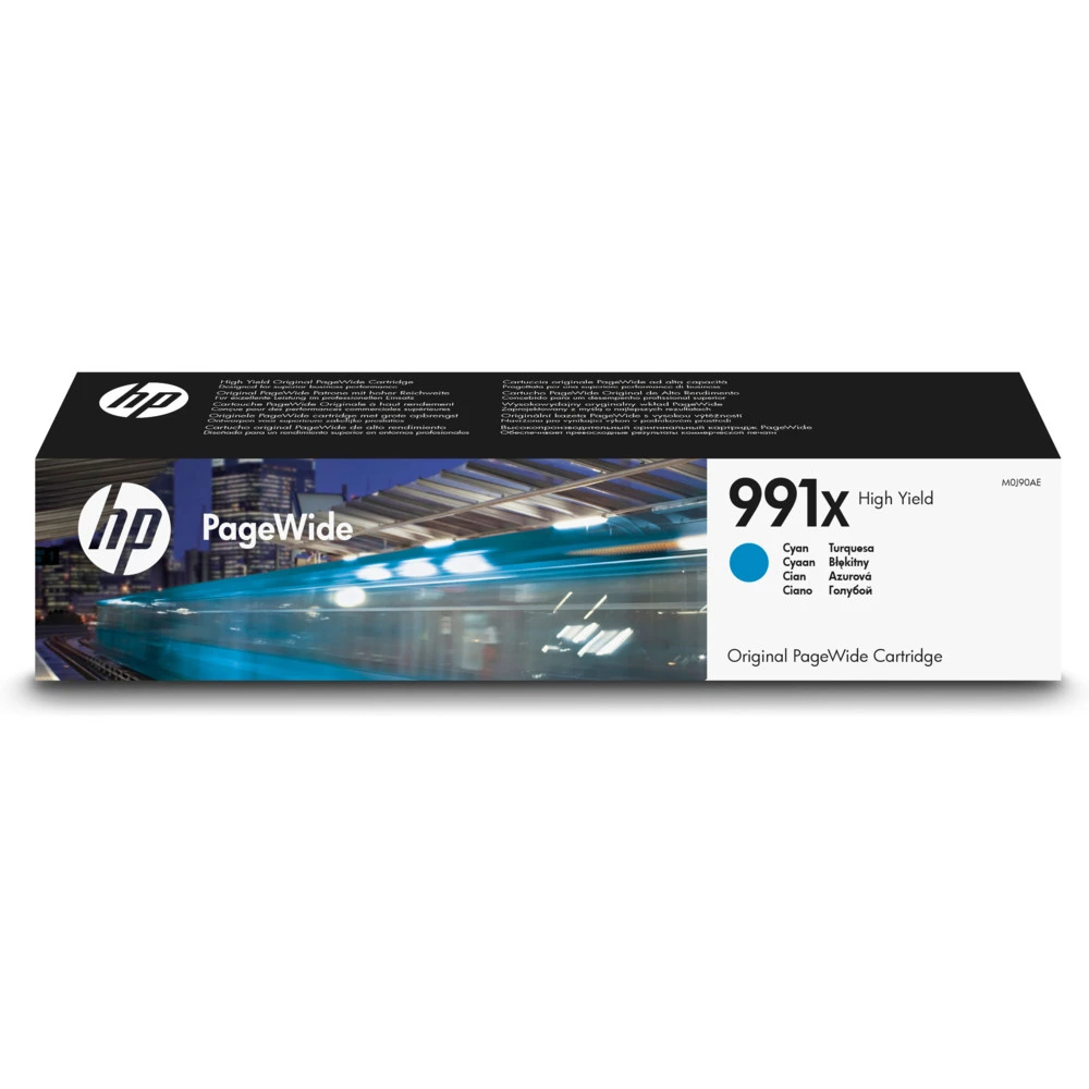Картридж HP 991, голубой — 4