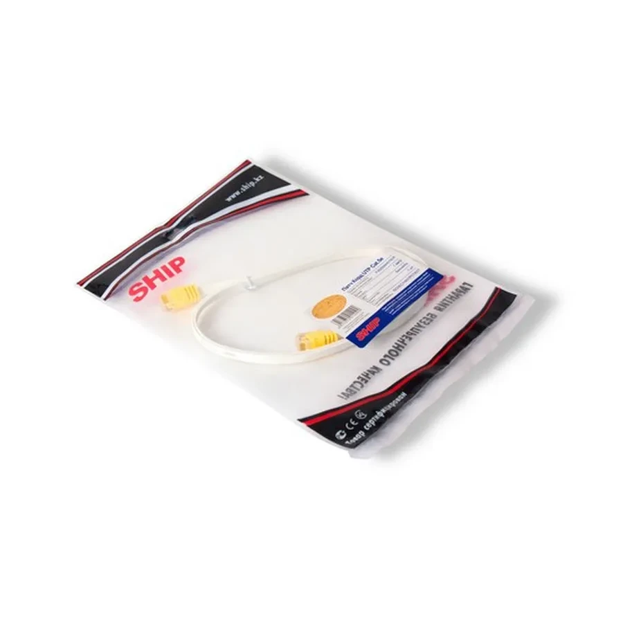 Патч корд SHIP Cat.5e UTP RJ-45, 1 м, белый — 3