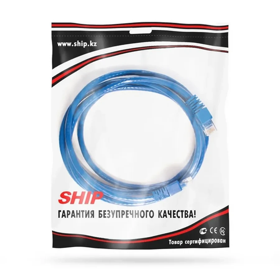 Патч-корд SHIP S6025BL0200-P, Cat.6 UTP, 2м, синий — 3