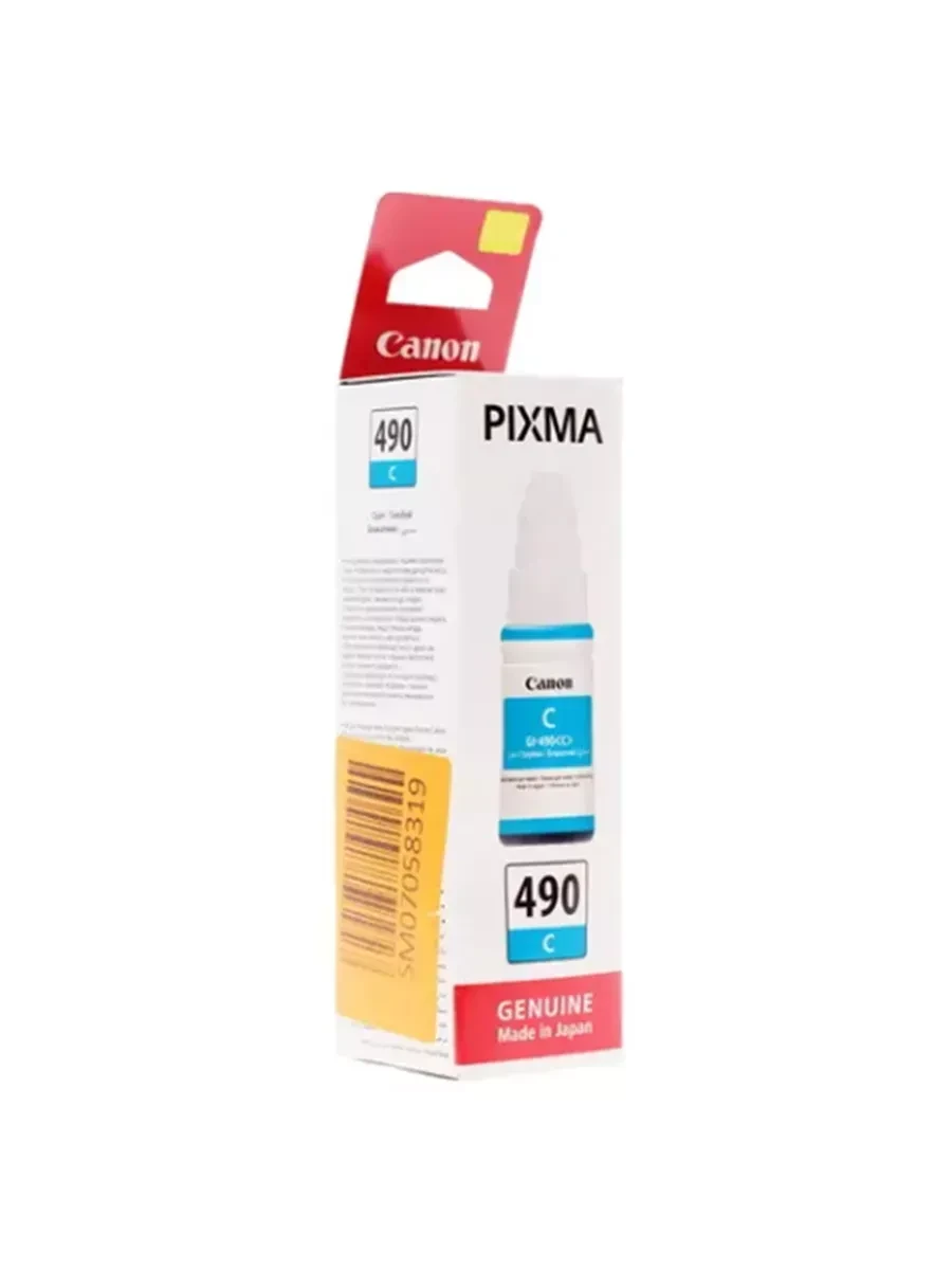 Чернила Canon GI-490 C, голубые, 70 мл — 4