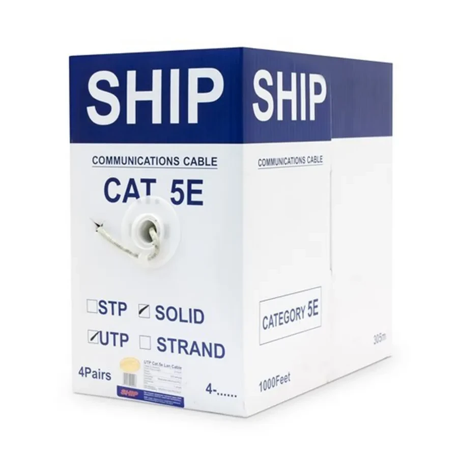 Кабель сетевой SHIP D135-VS, Cat.5e, UTP, PVC, 305м