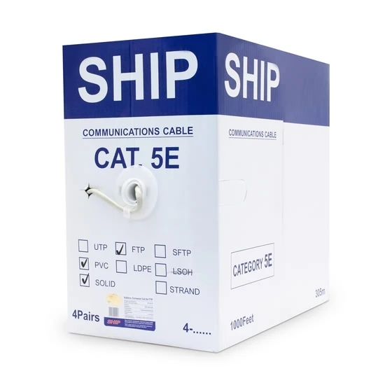 Кабель сетевой SHIP D145-P, Cat.5e, FTP, экранированный, 305м — 3