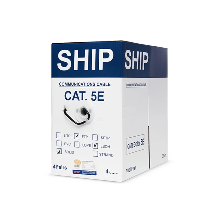 Кабель сетевой SHIP D176-P, Cat.6, LSZH, экранированный, 305м — 3