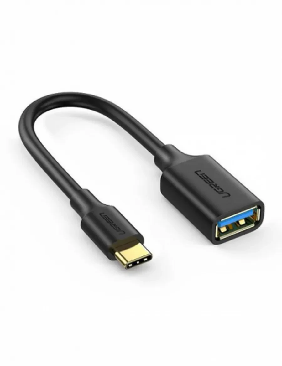 Кабель UGREEN US154 USB-C to USB 3.0 A, чёрный
