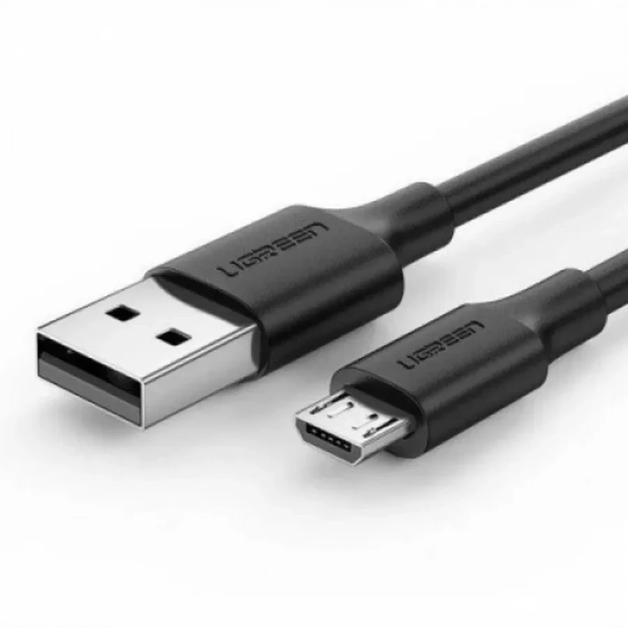 Кабель UGREEN US289 Micro USB to USB 2.0, 1м, чёрный