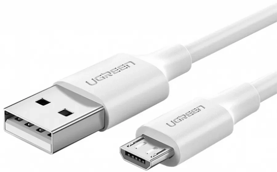 Кабель UGREEN US289 Micro USB to USB 2.0, 1м, белый