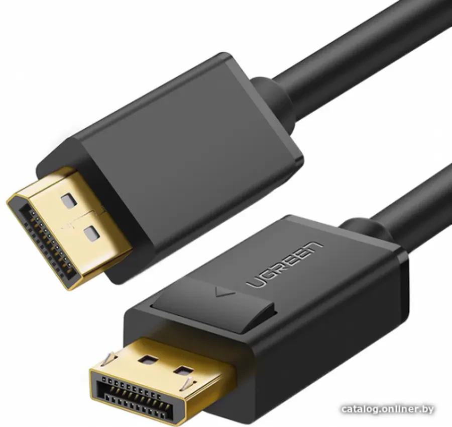 Кабель UGREEN DP102 DisplayPort, 1м, чёрный