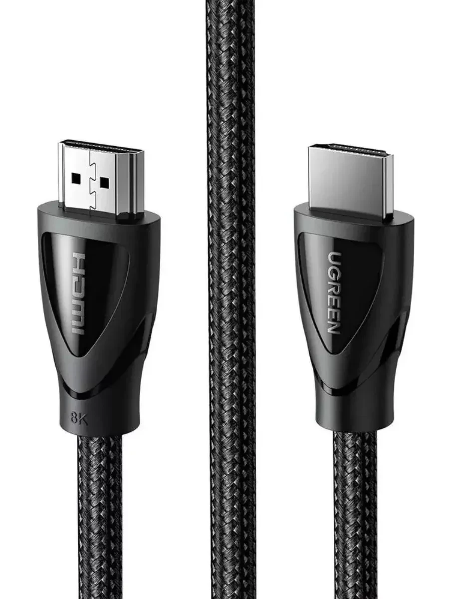 Кабель UGREEN HD140 HDMI, 1.5м, плетёный
