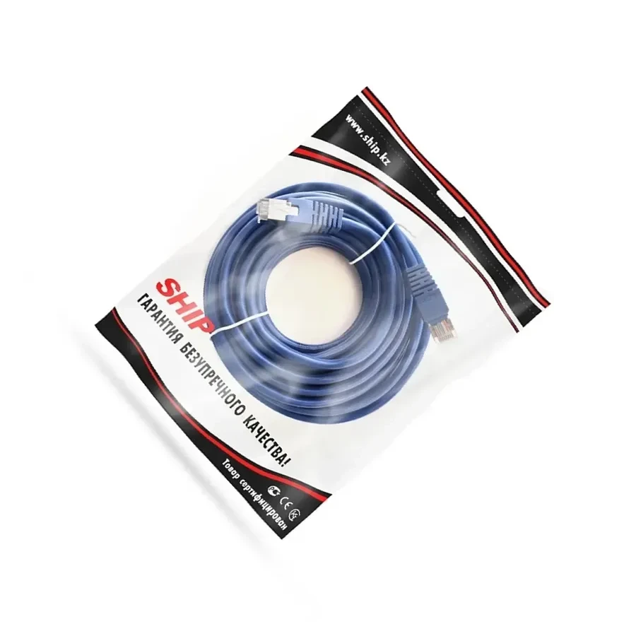 Кабель Ship Patch Cord Cat.5e FTP, 10м, синий — 5