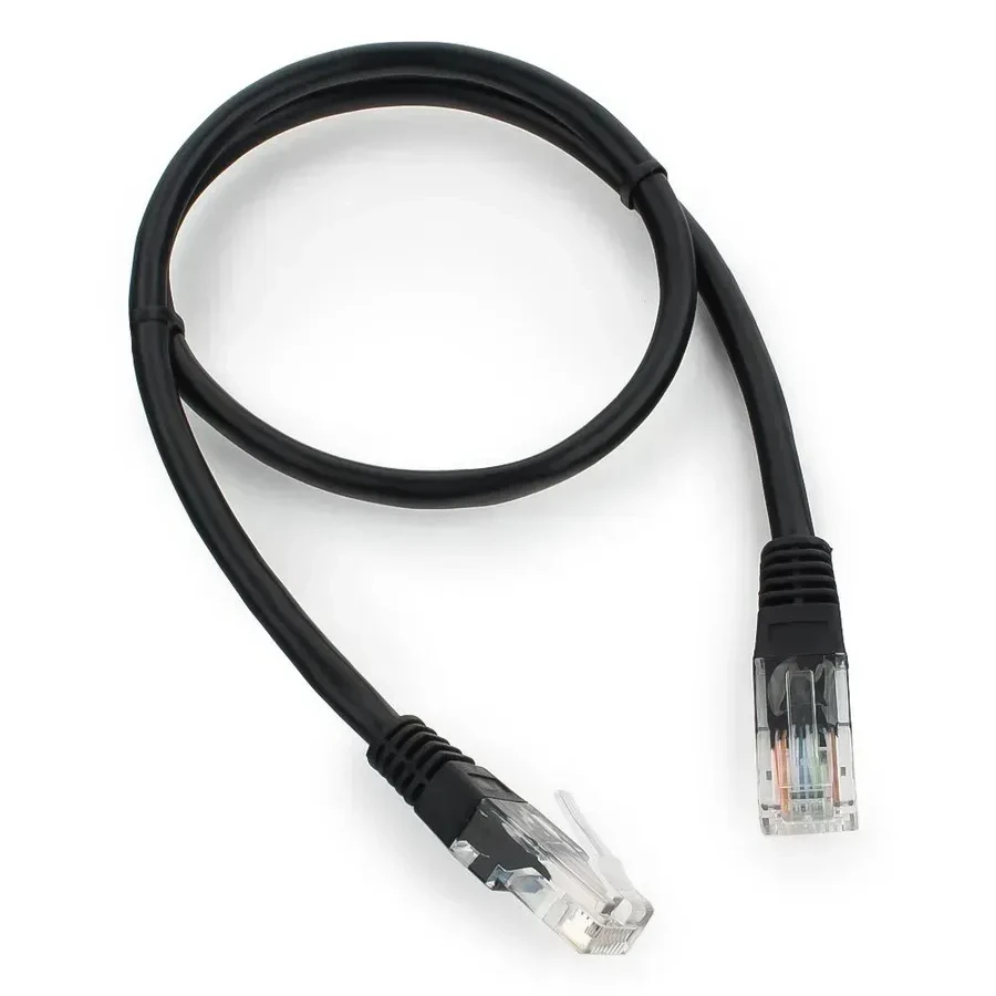 Кабель Cablexpert Patch Cord Cat.5e UTP, 0.5м, чёрный