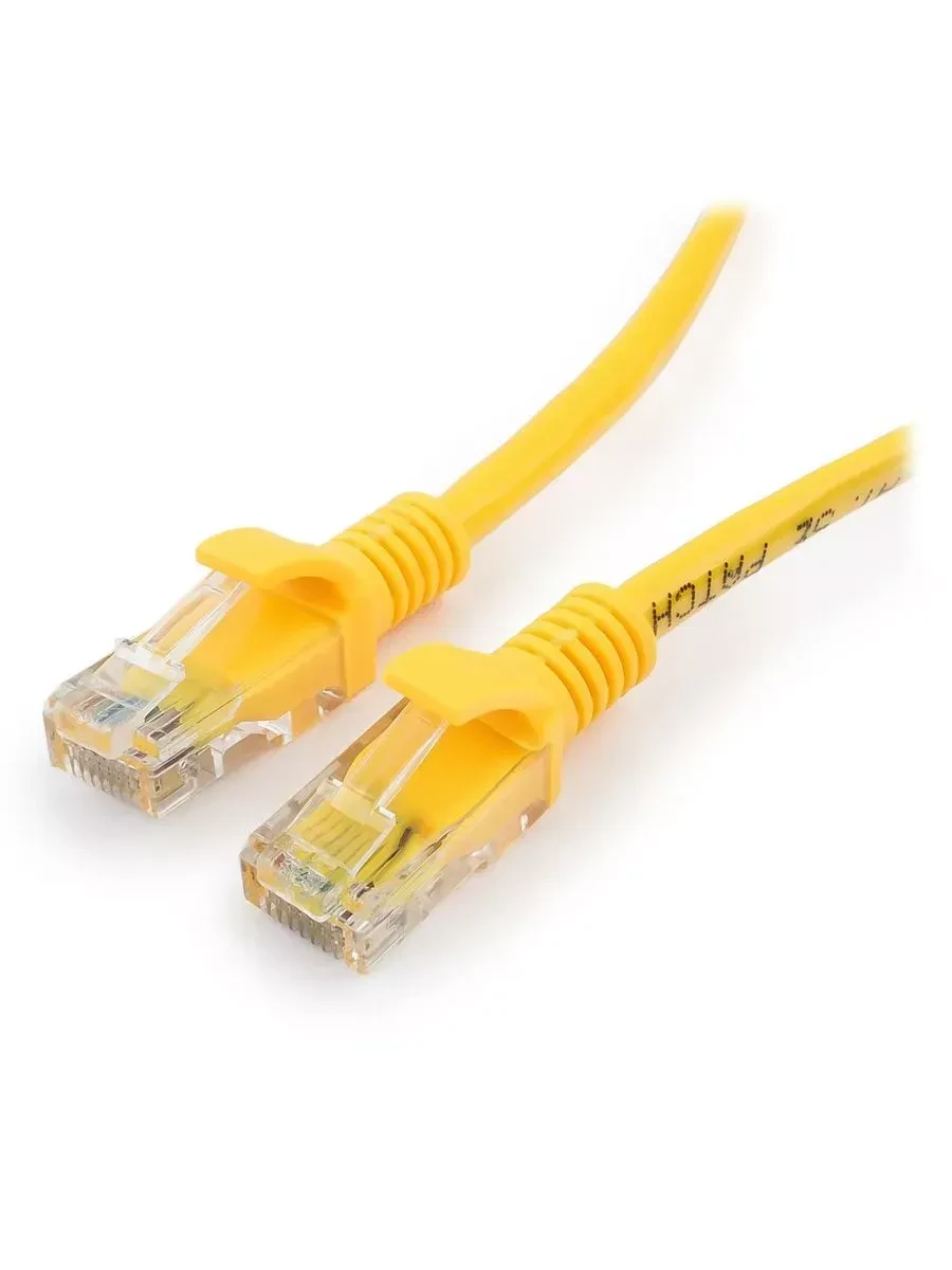 Патч-корд UTP Cat 5e Cablexpert PP10-1M, 1м, желтый — 2