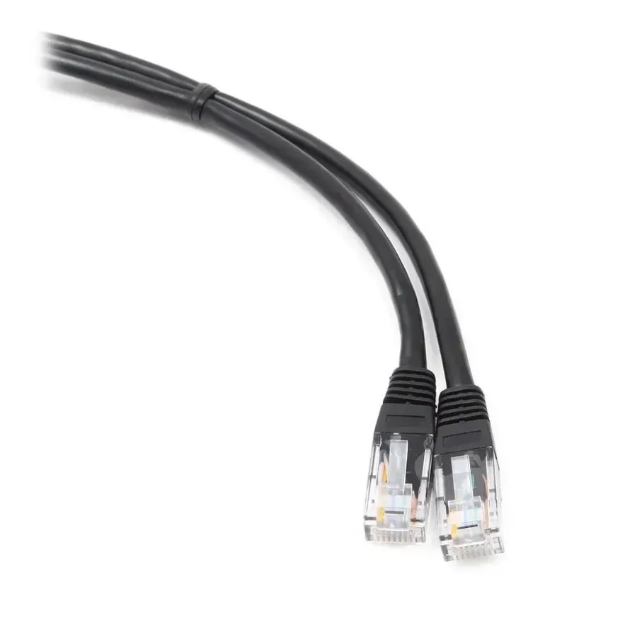 Патч-корд UTP Cat 5e Cablexpert PP12-1M, 1м, черный — 3