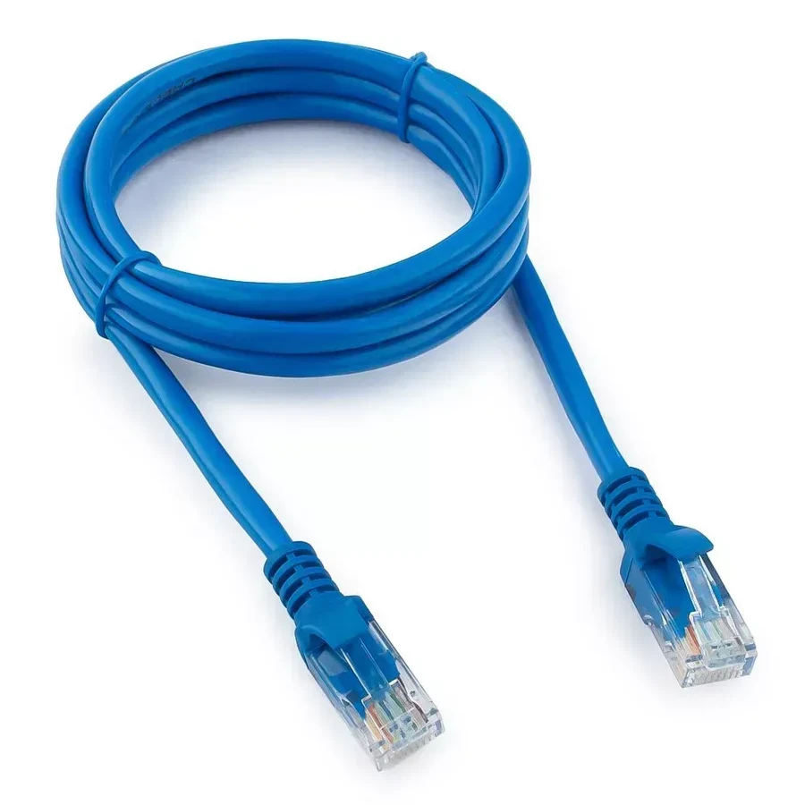 Патч-корд UTP Cat 5e Cablexpert PP12-1.5M, 1.5м, синий