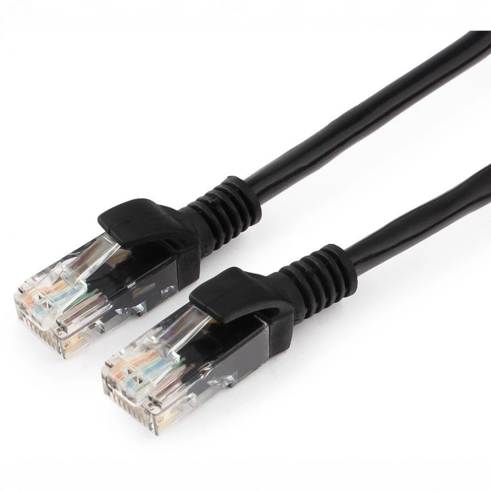 Патч-корд UTP Cat 5e Cablexpert PP12-1.5M, 1.5м, черный — 2