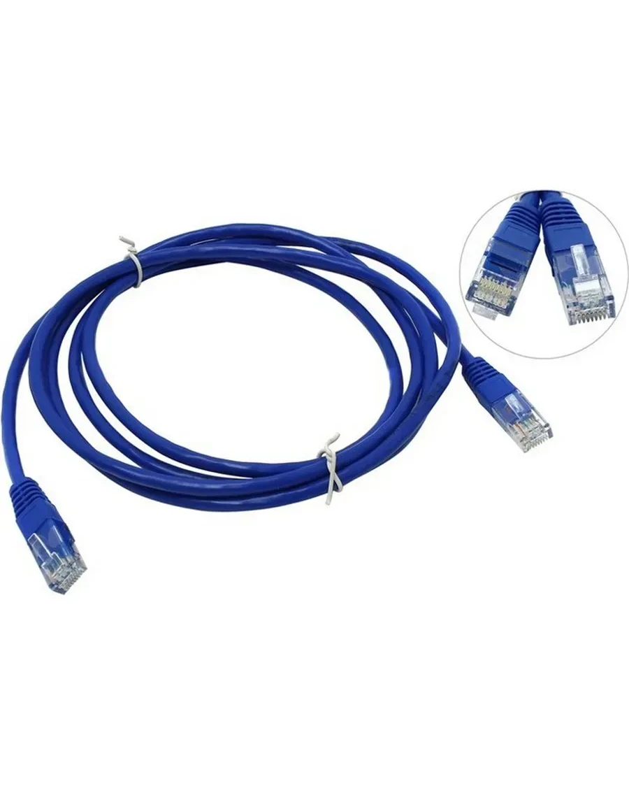 Патч-корд UTP Cat 5e Cablexpert PP12-2M, 2м, синий