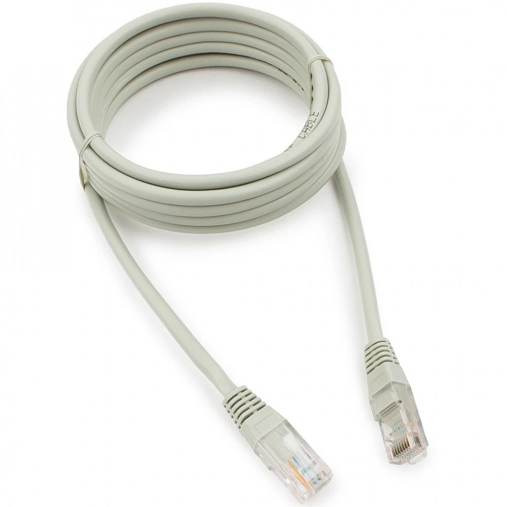 Патч-корд UTP Cat 5e Cablexpert PP10-3M, 3м, серый — 2