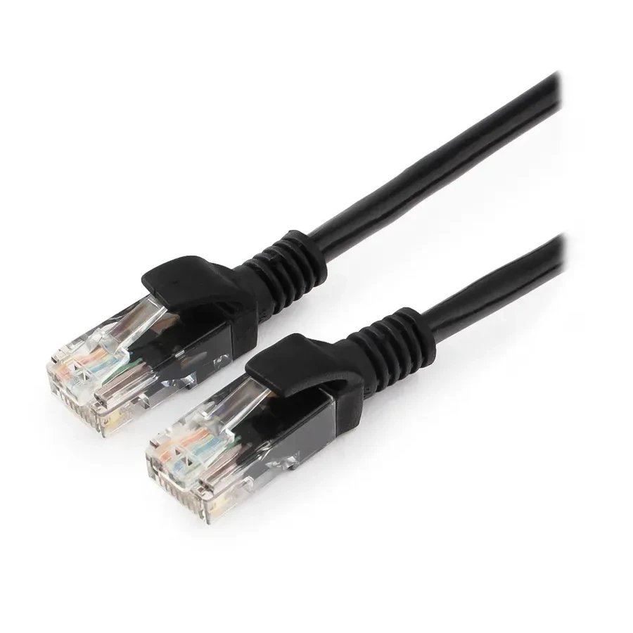 Патч-корд UTP Cat 5e Cablexpert PP10-3M, 3м, черный