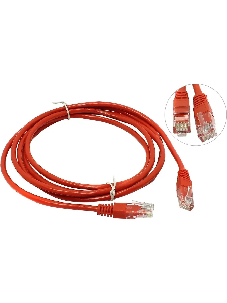 Патч-корд UTP Cat 5e Cablexpert PP12-3M, 3м, красный